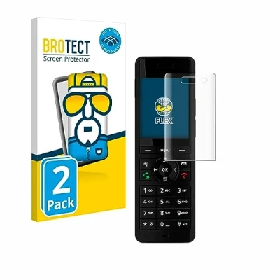 Afbeelding van BROTECT Full Cover Screen Protector voor AVM Fritz!Fon X6 Black (2 Stuks) Schermbeschermer, 3D Curved