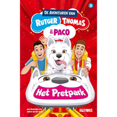 Afbeelding van Uitgeverij billy bones de avonturen van rutger, thomas en paco het pretpark