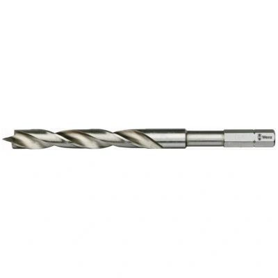Afbeelding van Wera houtspiraalboor 1/4&quot; zeskantopname 8x60x110mm