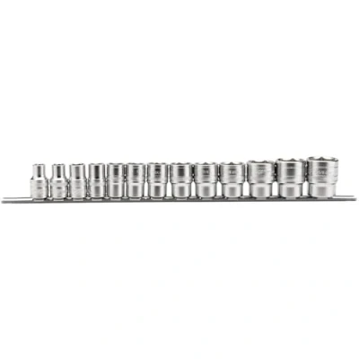 Afbeelding van Draper 16498 1/2 inch vierkante aandrijving Imperial 13 delige doppenset, blauw