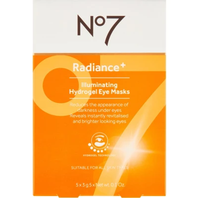 Afbeelding van No7 Radiance+ Illuminating Hydrogel Eye Mask 3gr