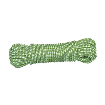 Afbeelding van AMIG Paracord Touw 10 meter D4mm 100kg PP/PE lichtgroen/wit