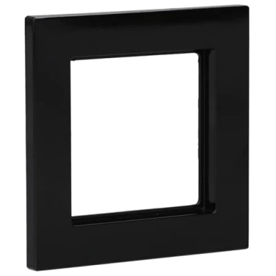 Afbeelding van JUNG AFDEKRAAM 1V ZWART 9005 AC581SW