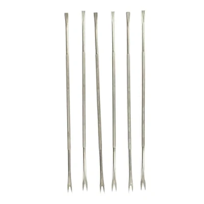 Afbeelding van Fackelmann Zeevruchtelepels, speciaal bestek voor alle soorten zeevruchten, roestvrij staal, 19 cm, 6 stuks