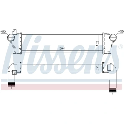 Afbeelding van Nissens Interkoeler 961425