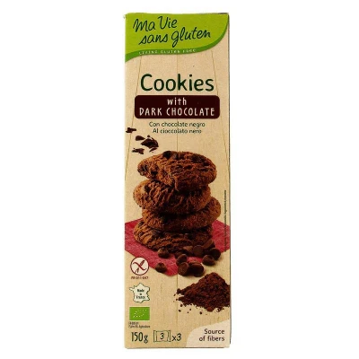 Afbeelding van Ma Vie Sans Koekjes met pure chocolade bio glutenvrij 150 g