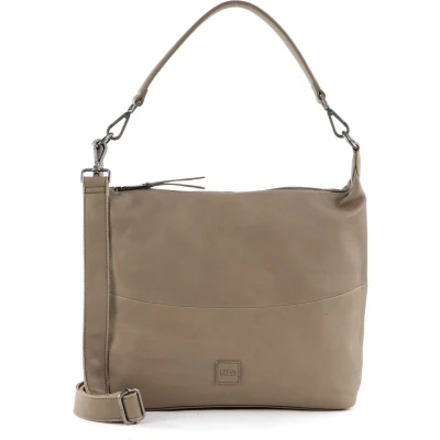 Afbeelding van FREDsBRUDER Leren Schoudertas PGL Hobo Taupe Bruine