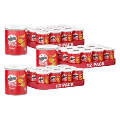 Afbeelding van 3x Pringles Chips Original 12 x 40 gr