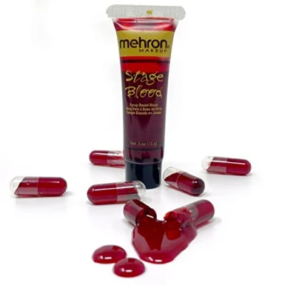 Afbeelding van Mehron Nep Bloed Light Arterial /Licht Slagaderlijk met 6 capsules 15 ml
