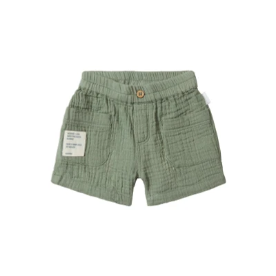 Afbeelding van Noppies Jongen Shorts Burnet Agave Green 86