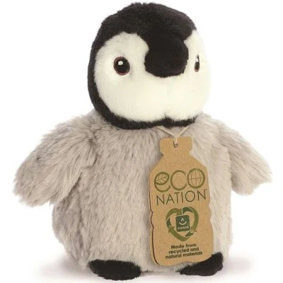 Afbeelding van Eco Nation Pluchen Knuffel Mini Pinguïn 13 cm