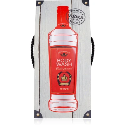 Afbeelding van Accentra Douchegel Vodka FLAVOR in fles incl. geschenkdoos optiek, 400ml, geur: navulbaar, rood