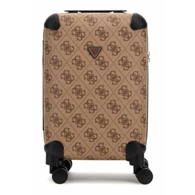 Afbeelding van GUESS koffer Berta spinner 53 cm Beige