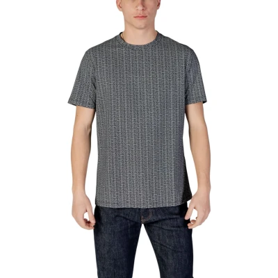 Afbeelding van Armani Exchange Tshirt print black, Heren, Maat: Medium, Black