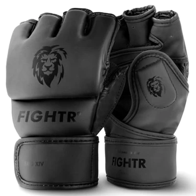 Afbeelding van FIGHTR® Pro MMA Handschoenen voor Grappling Sparring Training, Kickboksen Martial Arts Muay Thai Bokszak, Mitt Training Boksen Mannen en Vrouwen Inclusief Draagtas