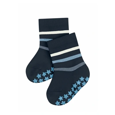 Afbeelding van Falke Multi Stripe CP Sokken voor kinderen, Maat: 74/80, Space blue