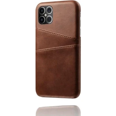 Afbeelding van Casecentive Leren Wallet back case iPhone 12 Pro Max Brown