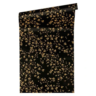 Afbeelding van KLASSIEK BLOEMETJES BEHANG Zwart Goud AS Creation Versace 4