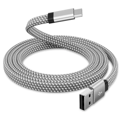 Afbeelding van Magtame USB C kabel, magnetische A naar 3,3 ft, platte wentelde oplaadkabel, type snellaadkabel, compatibel met Samsung voor apparaat pad