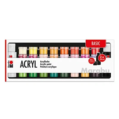 Afbeelding van Marabu Acryl Basic Acrylverf 34 stuk(s)