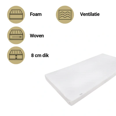 Afbeelding van Babymatex Matras Ledikant 60x120 Softi Plus