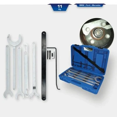 Afbeelding van BRILLIANT TOOLS BT521250 Ventilatornaafsleutelset, 11 dlg [Powered by KS TOOLS]