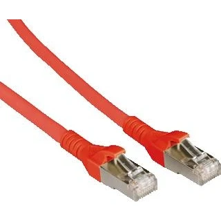 Afbeelding van Metz Connect 1308455066 E RJ45 Netwerkkabel, patchkabel CAT 6A S/FTP 5.00 m Rood Snagless 1 stuk(s)