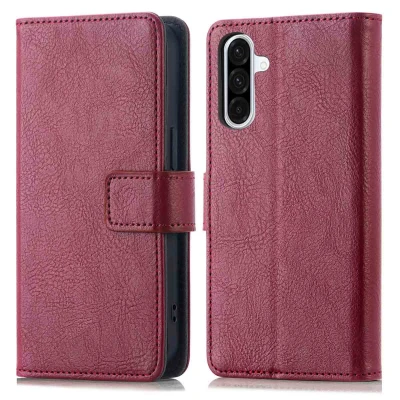Afbeelding van Samsung Galaxy A36 Hoesje Kunstleder imoshion Bookcase Donkerrood Telefoonhoesje Black Friday Deals