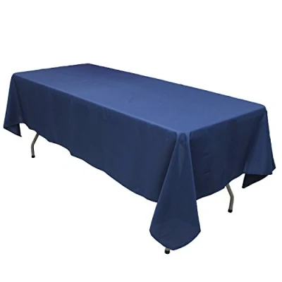 Afbeelding van KaitatsuSen Rechthoekig Polyester Stof Tafelkleed, Marineblauw, 150x300 cm
