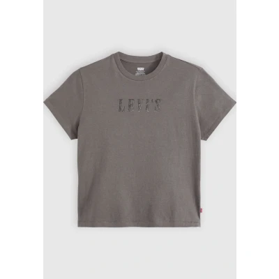 Afbeelding van Levi&#039;s Graphic Classic TEE Tshirt print, Dames, Maat: Medium, Smoked pearl