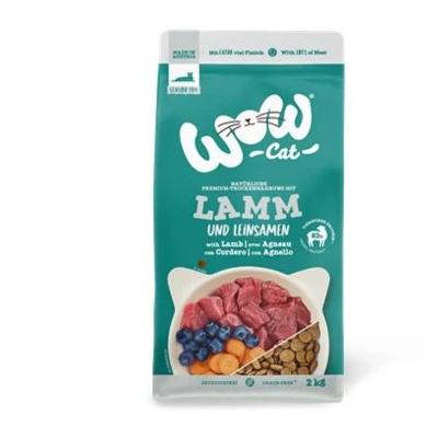 Afbeelding van 2x2kg WOW Cat Senior met lam droogvoer voor katten