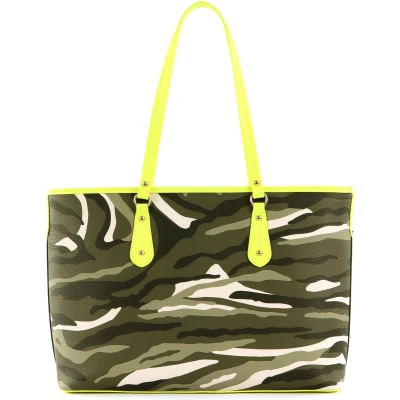 Afbeelding van LIU JO Handtas Esploratri Shopping Bag Camouflage Veelkleurig