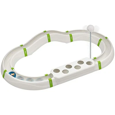 Afbeelding van Ferplast Kattenspeeltje Labyrinth Circuit 72 X 40 Cm Wit 3 delig