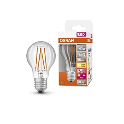 Afbeelding van OSRAM Star+ LED lamp met daglichtsensor, E27 basis Filament optiek ,Warm wit