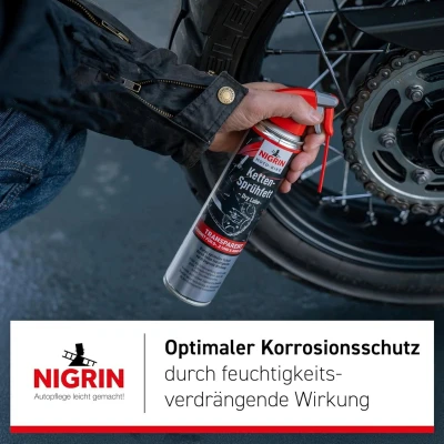 Afbeelding van Nigrin 73888 kettingspuitvet volledig synthetisch, 400 ml
