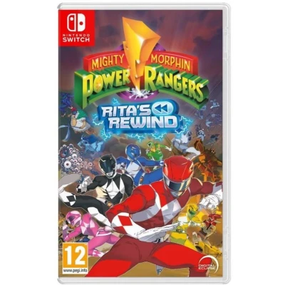 Afbeelding van Videogame Digital Eclipse Mighty Morphin Power Rangers: Rita&#039;s Rewind 2D actie Pixelart ...
