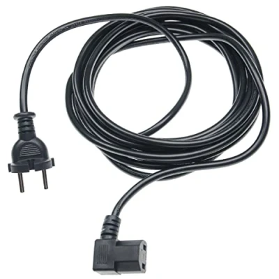 Afbeelding van vhbw Stroomkabel compatibel met Kirby G3, G4, G10 Sentria, G5, G6, G7 Ultimate, G8 Diamond stofzuiger, 5 m kabel, aansluitkabel
