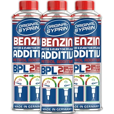 Afbeelding van SYPRIN Originele benzine additief injectie ventielverzorging brandstof set van 3