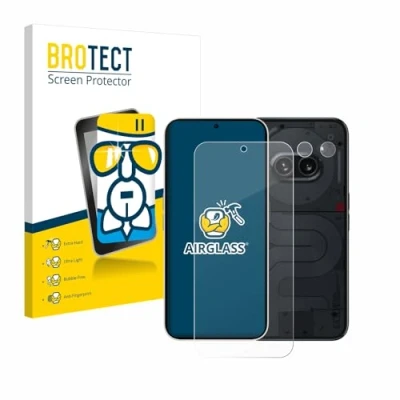 Afbeelding van BROTECT Glas Screen Protector voor Nothing Phone (2a) (Voor+Camera) Schermbeschermer [9H Hardheid, Beschermglas Folie niet Gehard Glas]
