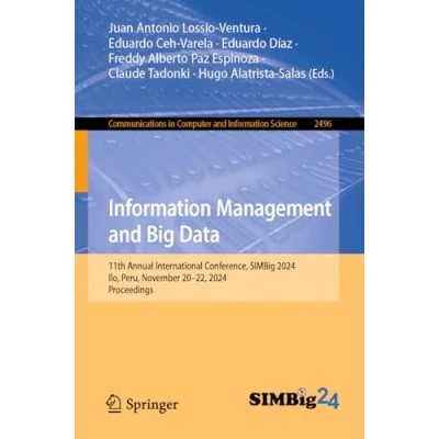 Afbeelding van Communications in Computer and Information Science Management Big Data