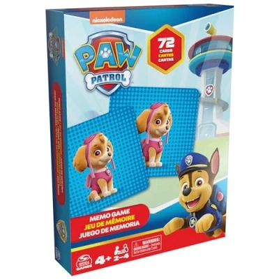 Afbeelding van Paw Patrol, Spin Master Games geheugenspel, Patrol speelgoed, jacht, Stella, Marcus, Ruben, geheugenkaartspellen voor kinderen vanaf 4 jaar