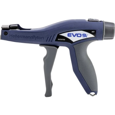 Afbeelding van HellermannTyton EVO9i MET/PL BU Kabelbindtang Blauw grijs