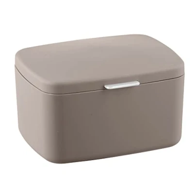 Afbeelding van Badbox Barcelona mit Deckel Taupe