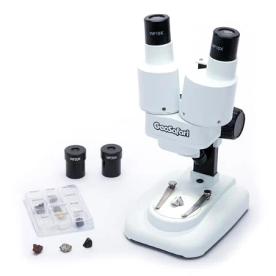 Afbeelding van Learning Resources GeoSafari Visie 3D Voorwerpen Omhoog Dichtbij Stereo Microscoop, 20X Vergroting