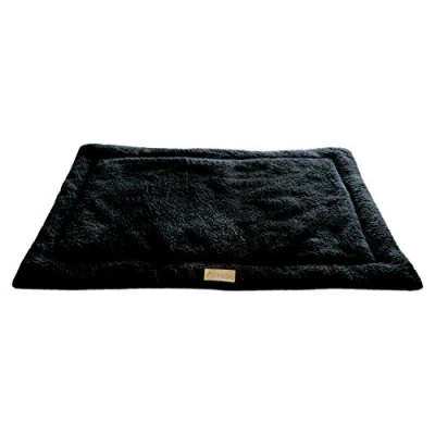 Afbeelding van Ellie Bo XXL 122 cm zwarte sherpa fleece mat