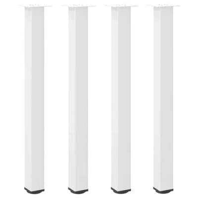 Afbeelding van vidaXL Salontafelpoten 4 st 100 102 cm staal wit