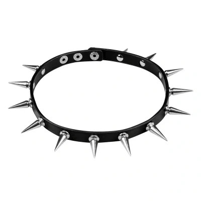 Afbeelding van Boland Halsband Spike de luxe Volwassenen Unisex Rocker Punk en Aso