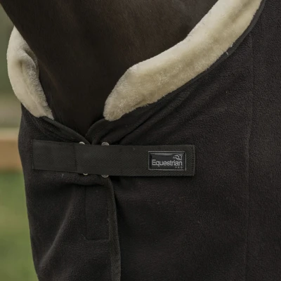 Afbeelding van Horka Fleecedeken Equestrian Pro Zwart 145/195