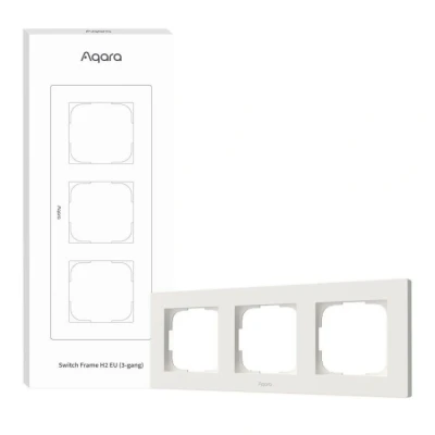 Afbeelding van Aqara Switch Frame H2 EU 3 gang (White)