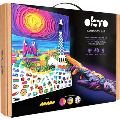 Afbeelding van Foam Klei Okto Park Guell. Barcelona 10038 Multikleur 42 x 30 3 cm